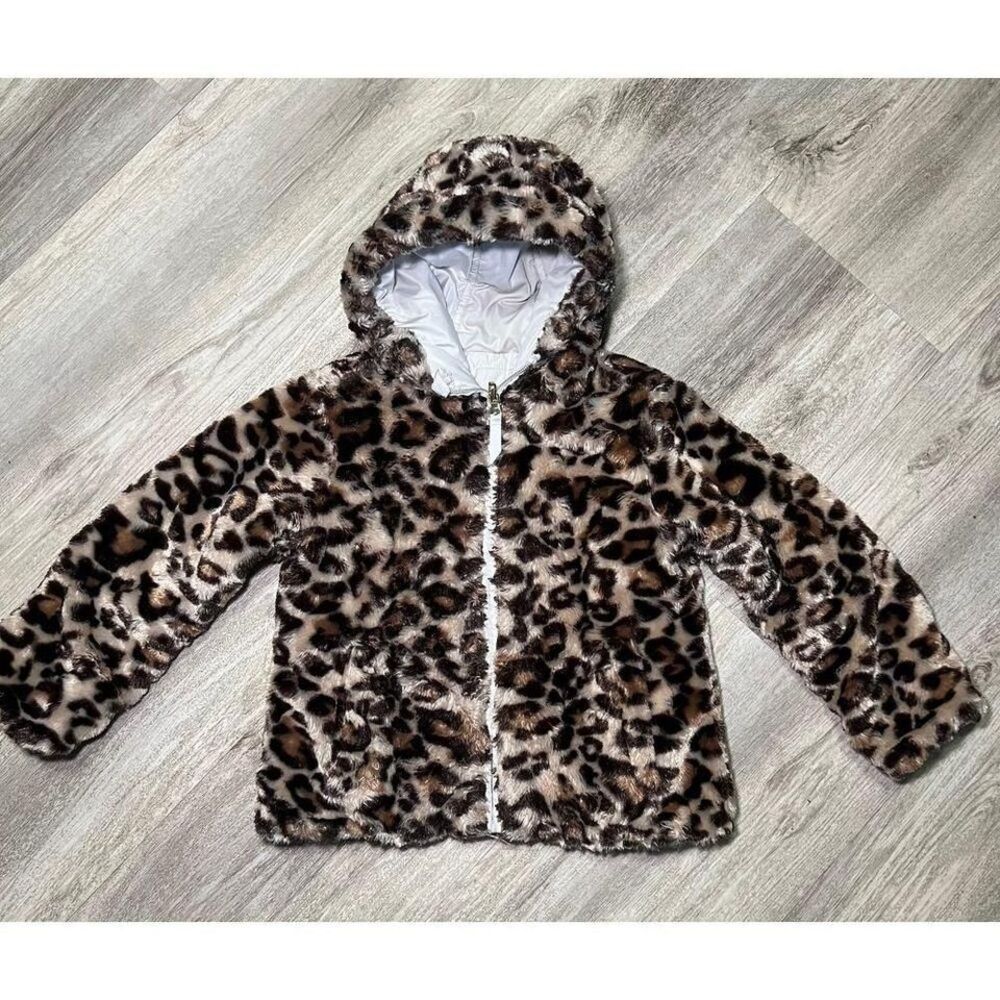 Leopard‎ girls winter coat 4/5